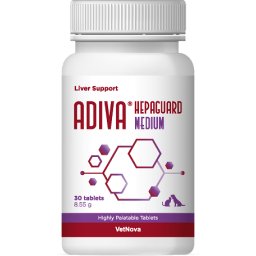 VetNova ADIVA Hepaguard tabletta (30 db tabletta | Medium)