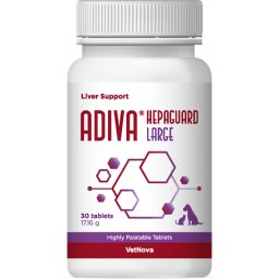 VetNova ADIVA Hepaguard tabletta (30 db tabletta | Large)