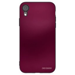 Fekete szilikon tok az alábbi mobiltelefonokra Apple iPhone XR - Velvet Bordeaux