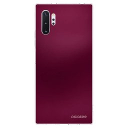 Átlátszó szilikon tok az alábbi mobiltelefonokra Samsung Galaxy Note 10+ N975F - Velvet Bordeaux