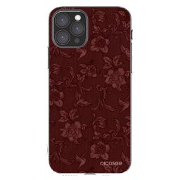 Átlátszó szilikon tok az alábbi mobiltelefonokra Apple iPhone 11 Pro - Red Elegance