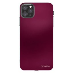 Átlátszó szilikon tok az alábbi mobiltelefonokra Apple iPhone 11 Pro Max - Velvet Bordeaux