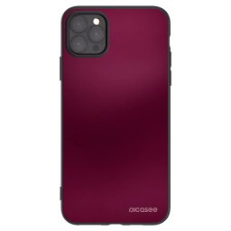 Fekete szilikon tok az alábbi mobiltelefonokra Apple iPhone 11 Pro Max - Velvet Bordeaux