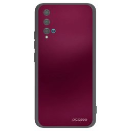 Fekete szilikon tok az alábbi mobiltelefonokra Huawei Nova 5T - Velvet Bordeaux