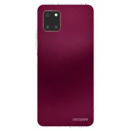 Átlátszó szilikon tok az alábbi mobiltelefonokra Samsung Galaxy Note 10 Lite N770F - Velvet Bordeaux