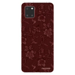 Átlátszó szilikon tok az alábbi mobiltelefonokra Samsung Galaxy Note 10 Lite N770F - Red Elegance