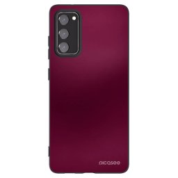 Fekete szilikon tok az alábbi mobiltelefonokra Samsung Galaxy S20 FE - Velvet Bordeaux