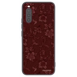 Fekete szilikon tok az alábbi mobiltelefonokra Sony Xperia 10 II - Red Elegance