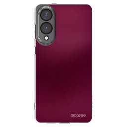 Átlátszó szilikon tok az alábbi mobiltelefonokra Samsung Galaxy S25 Edge 5G - Velvet Bordeaux