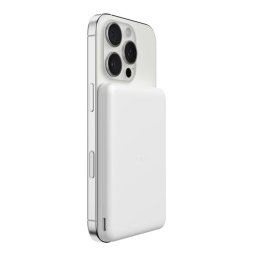 Belkin BOOST CHARGE Qi2 mágneses vezeték nélküli powerbank, 5000 mAh, vékony, fehér