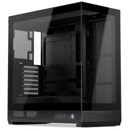 Endorfy Fishtank 6000 Flex, számítógép-ház, E-ATX, 2× USB 3.0, 1× USB-C, panorámás, üvegezett oldalfal és előlaps, keskeny, fekete