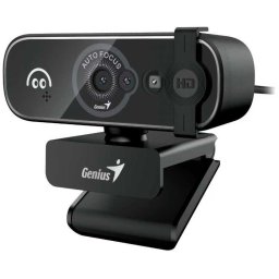 Genius FaceCam OPEN webkamera, Full HD 1080p, Windows Hello, autofókusz, 5 Mpx érzékelő, adatvédelmi fedél, USB/USB-C, fekete