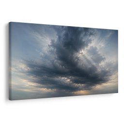 Kép drámai viharfelhők a horizont felett