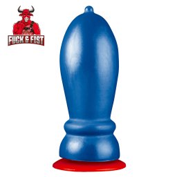 Anál plug Hosszúkás, gömbölyű forma 20 cm kék