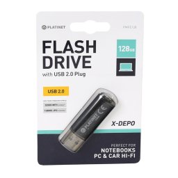 Pendrive 128Gb USB 2.0 Platinet X-Depo fekete