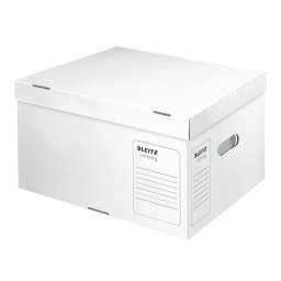 LEITZ Archiválókonténer, L méret, LEITZ "Infinity", fehér