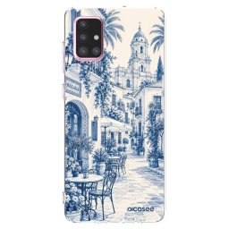 Átlátszó szilikon tok az alábbi mobiltelefonokra Samsung Galaxy A71 A715F - Calle Azul