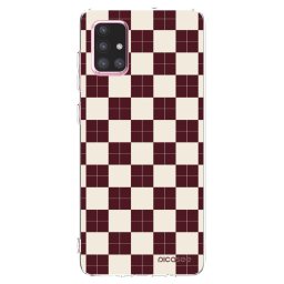 Átlátszó szilikon tok az alábbi mobiltelefonokra Samsung Galaxy A71 A715F - Checked Away