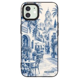 Fekete szilikon tok az alábbi mobiltelefonokra Apple iPhone 12 - Calle Azul