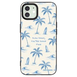 Fekete szilikon tok az alábbi mobiltelefonokra Apple iPhone 12 Pro - Slow Tide