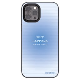 Fekete szilikon tok az alábbi mobiltelefonokra Apple iPhone 12 Pro Max - Oops Memo