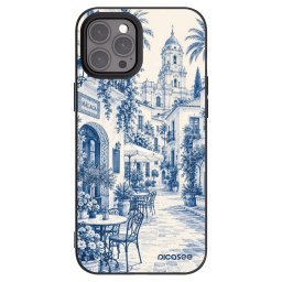 Fekete szilikon tok az alábbi mobiltelefonokra Apple iPhone 12 Pro Max - Calle Azul