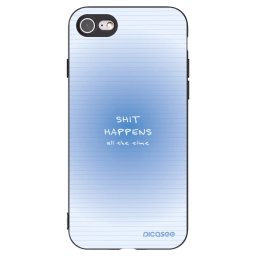 Fekete szilikon tok az alábbi mobiltelefonokra Apple iPhone SE 2022 - Oops Memo