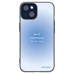 Fekete szilikon tok az alábbi mobiltelefonokra Apple iPhone 14 - Oops Memo