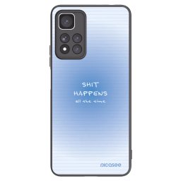 Fekete szilikon tok az alábbi mobiltelefonokra Xiaomi Redmi Note 11 Pro+ 5G - Oops Memo