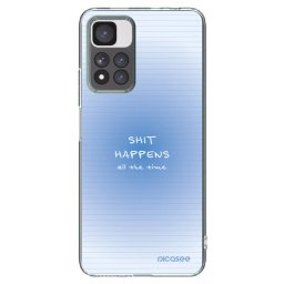 Átlátszó szilikon tok az alábbi mobiltelefonokra Xiaomi Redmi Note 11 Pro+ 5G - Oops Memo