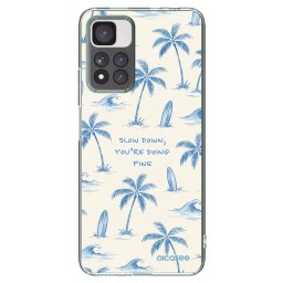 Átlátszó szilikon tok az alábbi mobiltelefonokra Xiaomi Redmi Note 11 Pro+ 5G - Slow Tide