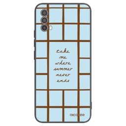Fekete szilikon tok az alábbi mobiltelefonokra Motorola Moto E40 - Shutter Season