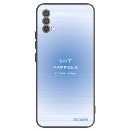 Fekete szilikon tok az alábbi mobiltelefonokra Motorola Moto E40 - Oops Memo