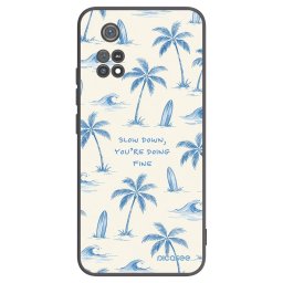 Fekete szilikon tok az alábbi mobiltelefonokra Xiaomi Poco M4 Pro - Slow Tide