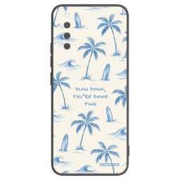 Fekete szilikon tok az alábbi mobiltelefonokra Sony Xperia 10 III - Slow Tide