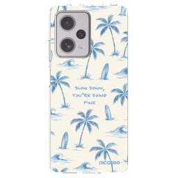 Átlátszó szilikon tok az alábbi mobiltelefonokra Xiaomi Redmi Note 12 Pro+ 5G - Slow Tide