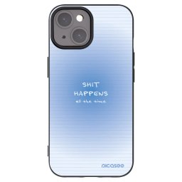 Fekete szilikon tok az alábbi mobiltelefonokra Apple iPhone 15 - Oops Memo