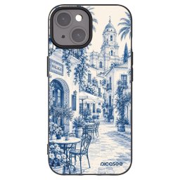 Fekete szilikon tok az alábbi mobiltelefonokra Apple iPhone 15 - Calle Azul