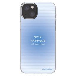 Átlátszó szilikon tok az alábbi mobiltelefonokra Apple iPhone 15 Plus - Oops Memo