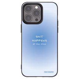 Fekete szilikon tok az alábbi mobiltelefonokra Apple iPhone 15 Pro Max - Oops Memo