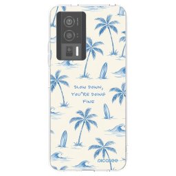 Átlátszó szilikon tok az alábbi mobiltelefonokra Xiaomi Poco F5 Pro 5G - Slow Tide