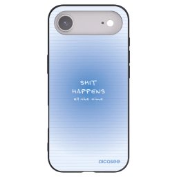 Fekete szilikon tok az alábbi mobiltelefonokra Apple iPhone Air - Oops Memo