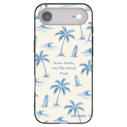 Fekete szilikon tok az alábbi mobiltelefonokra Apple iPhone Air - Slow Tide