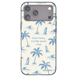 Fekete szilikon tok az alábbi mobiltelefonokra Apple iPhone 17 Pro Max - Slow Tide
