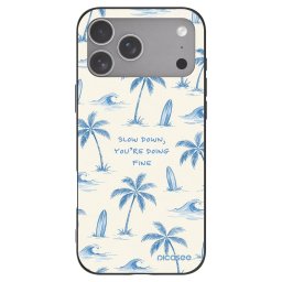 Fekete szilikon tok az alábbi mobiltelefonokra Apple iPhone 18 Pro Max - Slow Tide