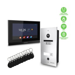 EVOLVEO DoorPhone ID-1, 2-vezetékes videótelefon RFID-vel, ujjlenyomat-olvasóval és ONVIF-kamerák támogatásával