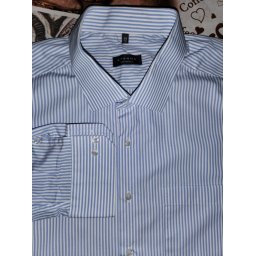 Eterna comfort fit kék-fehér csíkos ing, 48