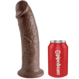 King Cock élethű dildó - barna, 25,4cm