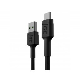 Green Cell Cable GC PowerStream USB-A – USB-C 30 cm-es gyors töltés (Ultra Charge), QC 3.0