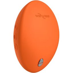 We-Vibe Temp melegítő-hűtő, újratölthető fekvő vibrátor tangerine színben